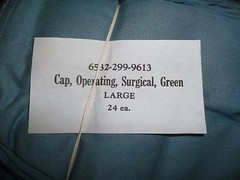 *1 vietnam military vintage medical cap operating surgical green LARGE