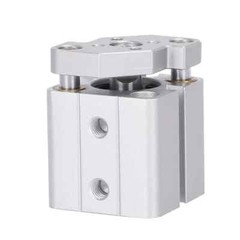 TACQ12/16/20/25/32/40/50/63/80/100-5×10~100 Thin 3-Axis 3-Rod guide rod cylinder