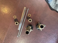 Weil McLain 510-218-145 1/2”Water Gauge CockSet/383-600-000 W/Glass Complete Set