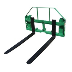 Titan Attachments Pallet Fork Frame with Receiver Hitch and Fork Blades 48″