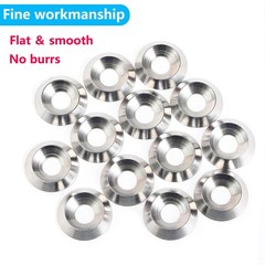 Qrity 20 Pcs Finish Washers, M6x18mm Solid Stainless Steel Countersunk Washer…