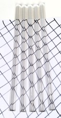 2 PIECES 1/2″ x 1/2″ x 3/4″ CLEAR ACRYLIC PLEXIGLASS TRIANGLE ROD 24” INCH LONG