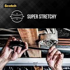 Scotch Vinyl 700 Electrical Tape, 5 Rolls, Black, 3/4-in x 66-ft, Commercial Gra
