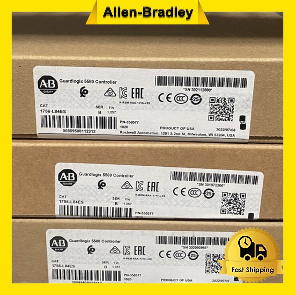 New Genuine New In Box AB 1756-L84ES Guardlogix Controller 1756L84ES