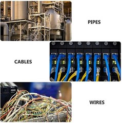 Split Cable Management Wire Loom Tubing for Electrical Wire Cover 3&25 Feet Lot