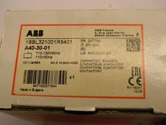 ABB 1SBL321001R8401 A40-30-01 110V 50Hz / 110-120V 60Hz NIB