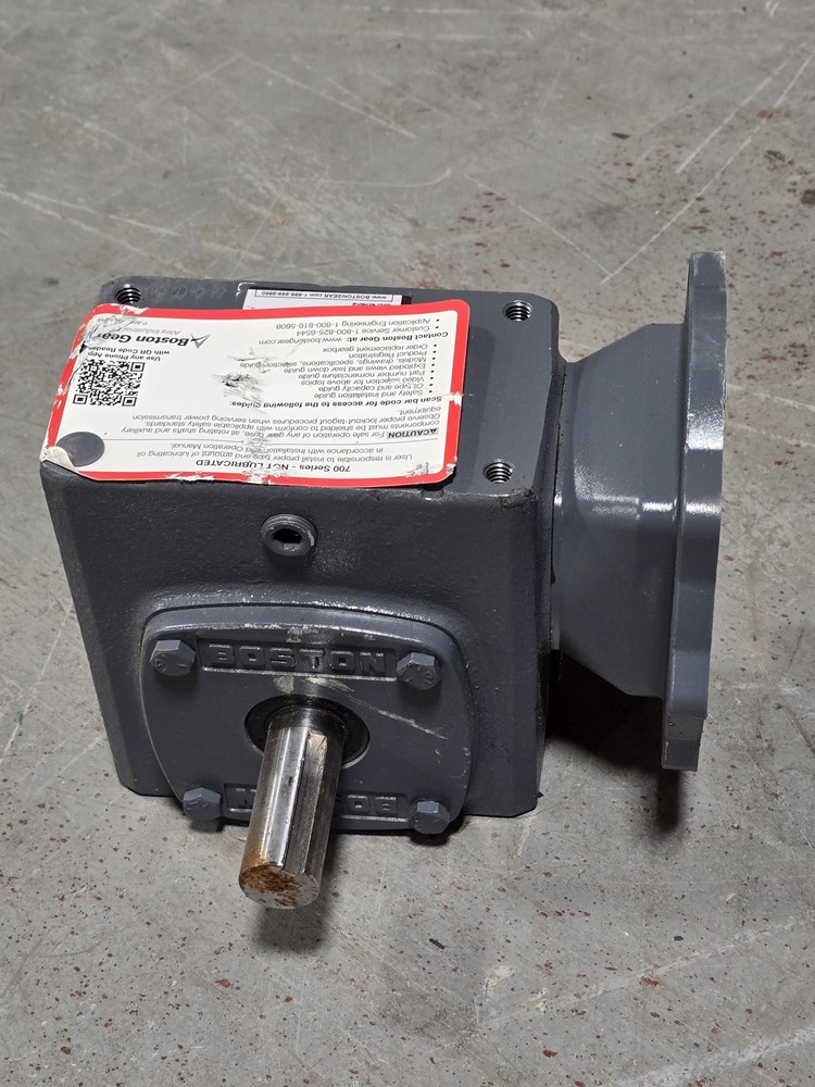 Boston Gear F721-20-B5-6 Worm Gear Speed Reducer 20:1 Ratio 1.4 HP 700 Series