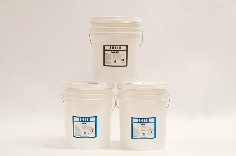 CLEAR EPOXY RESIN 15 GALLON KIT * UV RESISTANT * MARINE GRADE * NON-TOXIC * BOAT