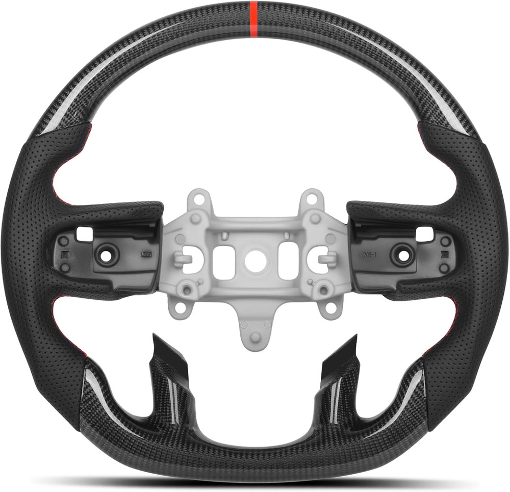 Real Carbon Fiber Steering Wheel for Ram 1500 2500 3500 2019-2026 New Body Style
