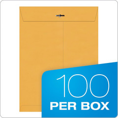 9×12 Clasp Envelopes Brown Kraft Heavy Duty Mailing Envelopes 100Ct