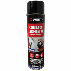 Würth Super Strength Spray Contact Adhesive, 14oz Can