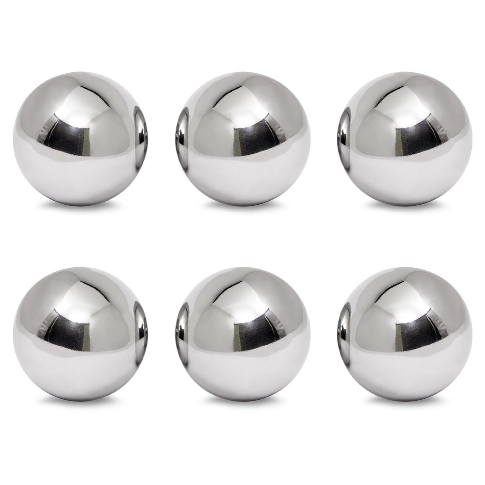 6pcs 1″ Chrome Steel Bearing Balls 25.4mm Steel Ball Precision Bearings
