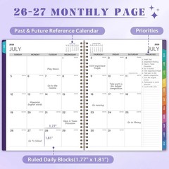 2026-2027 Appointment Book/Planner – 8.2″ x 11″, Daily Planner from Jul. 2026…