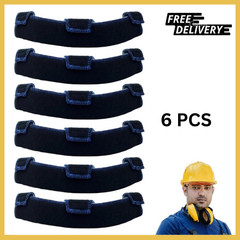 6 PCS Hard Hat Liner, Hard Hat Sweatband, Washable Hardhat Sweatband, Reusable F