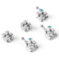 AZDENT Dental Ortho MIM Monoblock Brackets Braces Mini Roth MBT 018 022 Hook 345