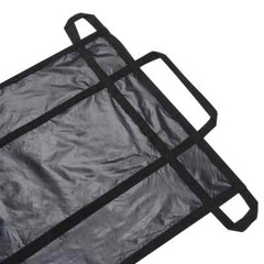 Meditac Emergency Carry Litter Foldable Water Resistant Stretcher – Black
