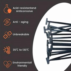 Universal Heavy Duty Nylon Cable Tie Buckle Self Locking Rivet Nylon Zip Holder
