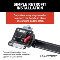Lippert Components Lippert Latchxtend Easy Open Rv Door Handle Extension For