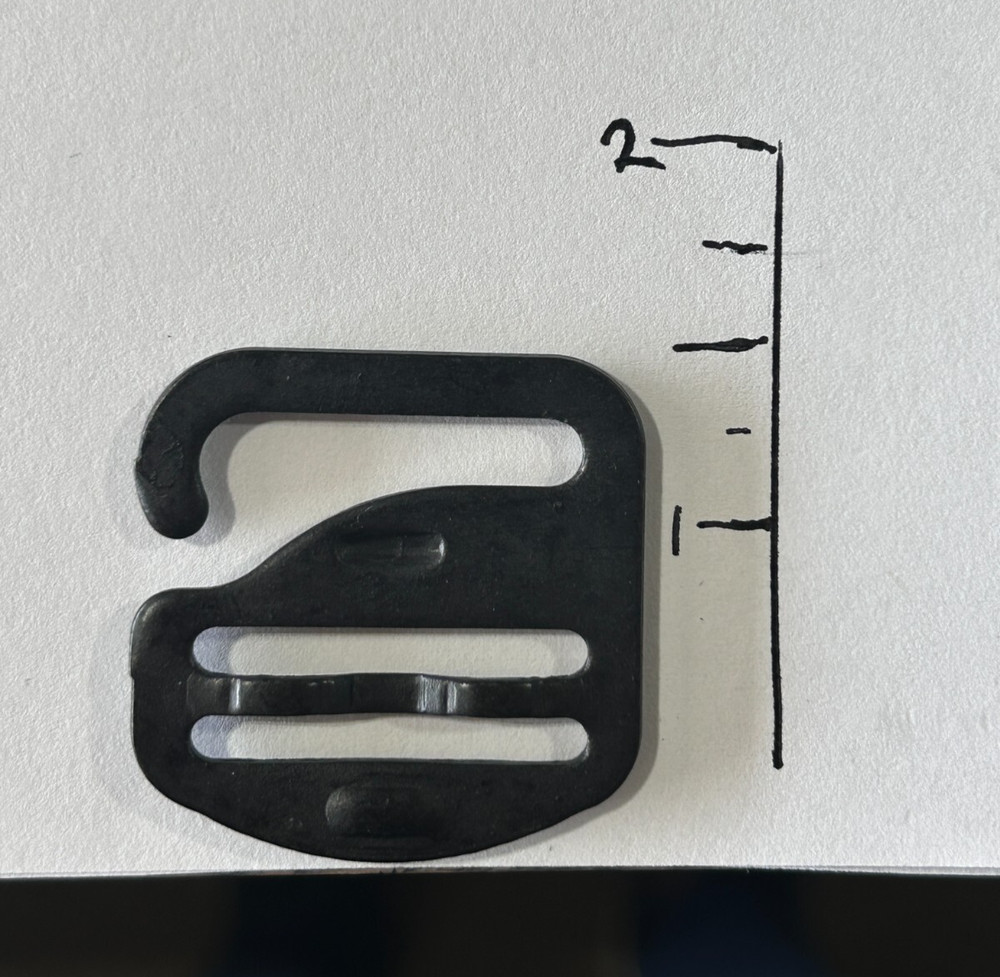 Metal G hooks – 4 pc set – Black/Coyote Brown