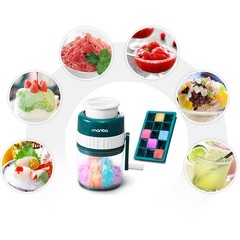 MANBA Ice Shaver and Snow Cone Machine – Premium Portable Ice Crusher and Shaved