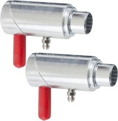 2 Pack 3/4″ Cam Lock Wrecker Twist Lock Plunger Pin Spring Loaded Zinc Plated