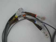 Burdick 10 Lead 15 Pin Plug EKG Cable LL RL RA LA V1 V2 V3 V4 V5 V6