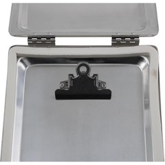 Buyers Products 5201103 Aluminum Clipboard Document Holder, Silver Plain Finish