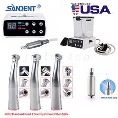 Dental LED Brushless Electric Micro Motor/Practice w/ Water Tank / 1:5 Handpiece