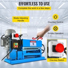 VEVOR Wire Stripping Machine Portable 110V Electric Scrap Cable Stripper 370W