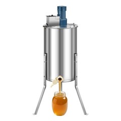 VEVOR Electric Honey Extractor 3 Frame Beekeeping Honeycomb Stainless Steel