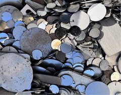 5 Pounds! Laser Cut Scrap – Stainless Steel, Cold Rolled Steel and Aluminum