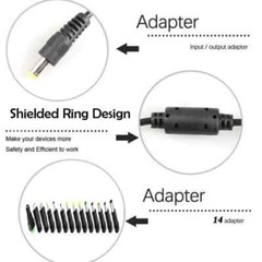 Adjustable Voltage 3 to 24V AC/DC Switch Power Supply Adapter with LED Displayme