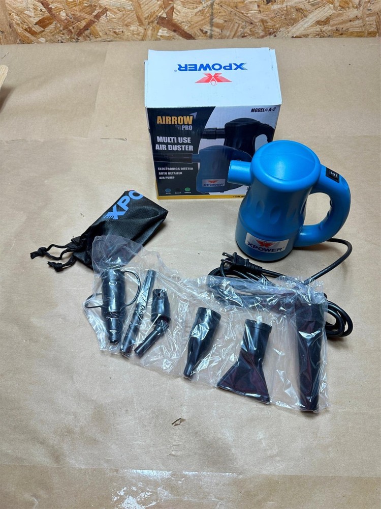 XPOWER A-2 Airrow Pro Multi-Use Electric Computer Duster, Canned Air Replacement
