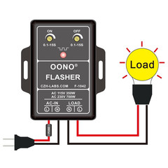 AC 100-240V 3Amp Blinking Flasher Module