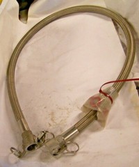 🌟 STAINLESS STEEL BRAIDED FLEXHOSE 63″ X 3/4″ CAM LOCK ENDS 3/4 D 316SS