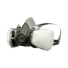 3M 6211PA1A Half Facepiece Paint Spray/Pesticide Respirator – Medium New