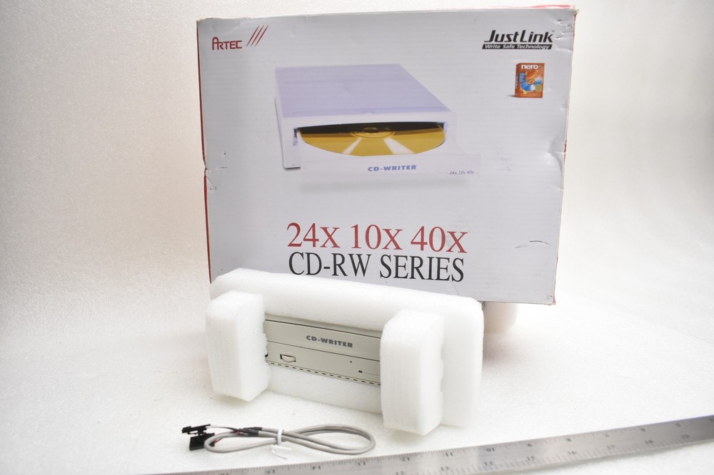 Artec Just Link CD-Writer 24x10x40x WRA-OA40 Power Supply Internal Disc Drive