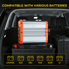 1500W Peak 3000W off-grid system for water pump LCD and Pure Sine Wave Inverter