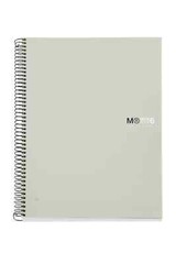 Miquelrius 6-subject Lined Poly Notebook A5 6.5 X 8 – Grey