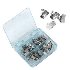 AZDENT Dental Orthodontic Bondable Buccal Tubes 1st Molar Non-Conv MBT/Roth.022