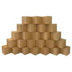 UOFFICE Corrugated Boxes 6″ x 6″ x 6″ Cube Boxes – Bundle of 25