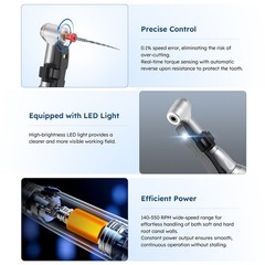 Wireless Dental LED Endo Motor 16:1 Contra Angle/Apex Locator Root Canal Finder