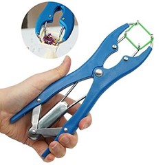 Livestock Castration Bander with 100 Pieces Castrator Rings for Lambs and
