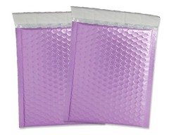 NEW Frosted Lilac Matte Metallic Bubble Mailers, Padded Shipping Envelopes Combo