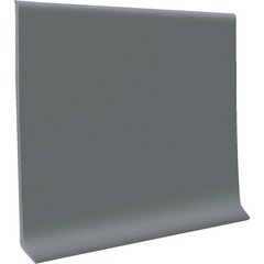 Roppe 4 In. x 120 Ft. Roll Dark Gray Vinyl Dryback Wall Cove Base HC40C53P150