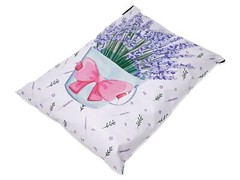 10×13 Lavender Plant Thank you Poly Mailers, Self Sealing Purple Spring Summer M