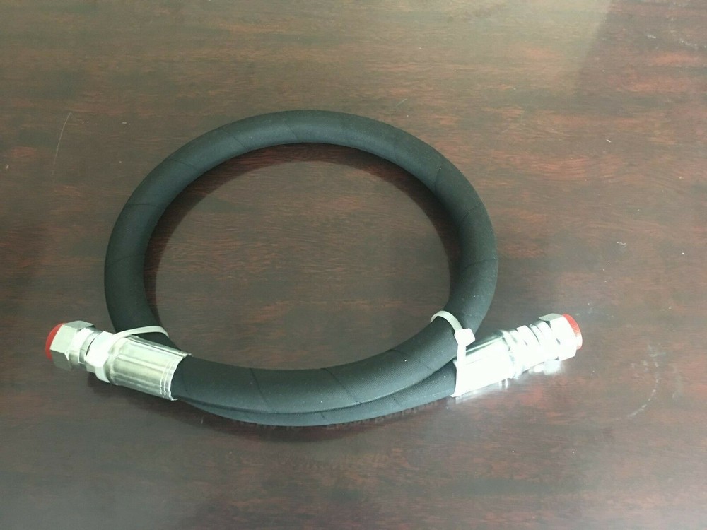 1/2″ x 30″ 2 wire hydraulic hose assembly with 5,000 PSI & 2 female JIC Swivels