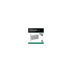 2-1/2 In. D Steel Metallic 4-Gang Welded Switch Box with 18 Cko’S and F Bracket,