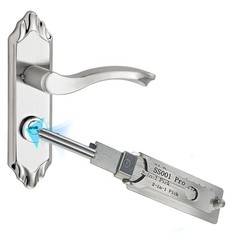 Key Decoder 2 In 1 Portable Lock Picking Set Hook And Pickup Tool Kit Ergonomic