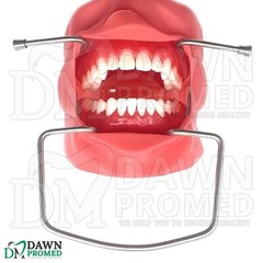 3 Pcs Orringer Cheek Retractor Small, Medium & Large Mouth Opening Oral Set
